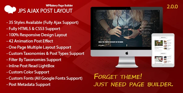 JPS Ajax Post Layout – Addon For WPBakery Page Builder