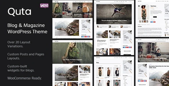 Quta – A WordPress Blog & Shop Theme