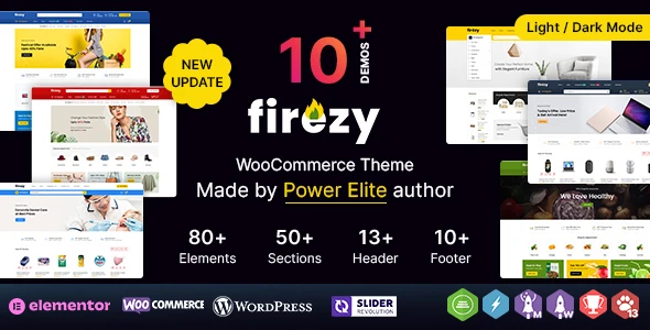 Firezy WP – Elementor Multi-purpose WooCommerce Theme