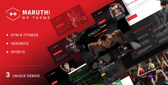 Maruthi – Fitness Gym WordPress Theme
