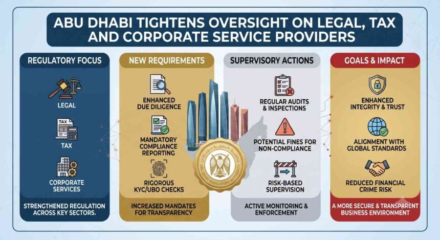 Abu Dhabi Tightens Oversight on Legal, Tax and Corporate Service Providers