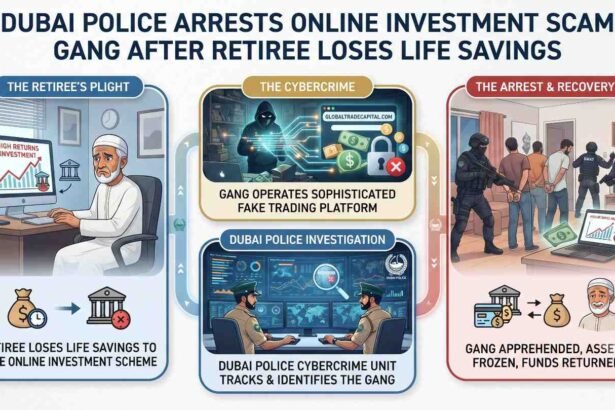 Dubai Police Arrests Online Investment Scam Gang After Retiree Loses Life Savings