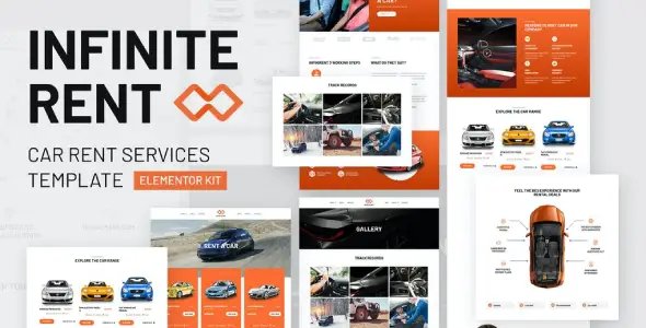 Infiniterent – Car Rental Elementor Template Kit