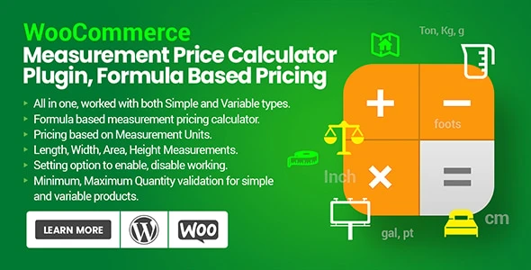 WooCommerce Price by Unit – Length, Area, Weight & Volume Calculator