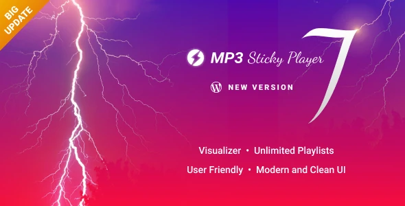 MP3 Sticky Player WordPress & WooCommerce Plugin