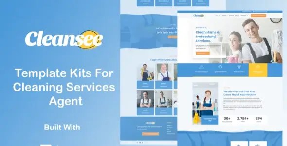 Cleansee – Cleaning Service Elementor Template Kit