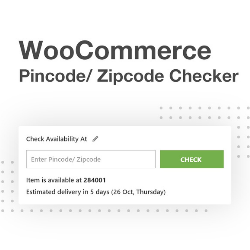 WooCommerce Pincode/ Zipcode Checker