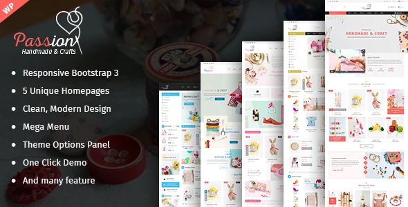 Passion – Handmade & Craft WooCommerce WordPress Theme