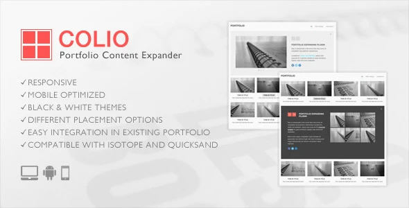 Colio – jQuery Portfolio Content Expander Plugin