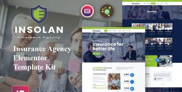 Insolan – Insurance Agency Elementor Template Kit